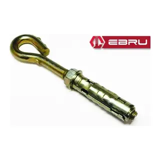 Gömlekli Kancalı Kapalı Çelik Dübel M6 - 100 Adet