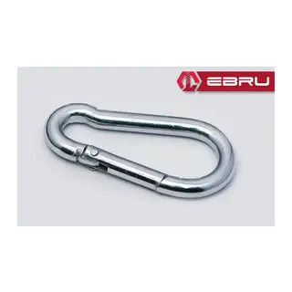 Yaylı Karabina, Çengel, Kanca 4mm - 5 Adet