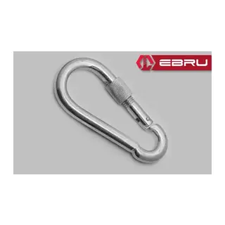 Vidalı Karabina, Kanca, Çengel 6mm - 50 Adet