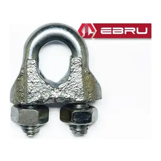Çelik Halat Bağlama, Düğüm, Klemens 13 Mm - 20 Adet