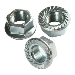 Altıköşe Flanşlı Somun M10 - 10 Adet
