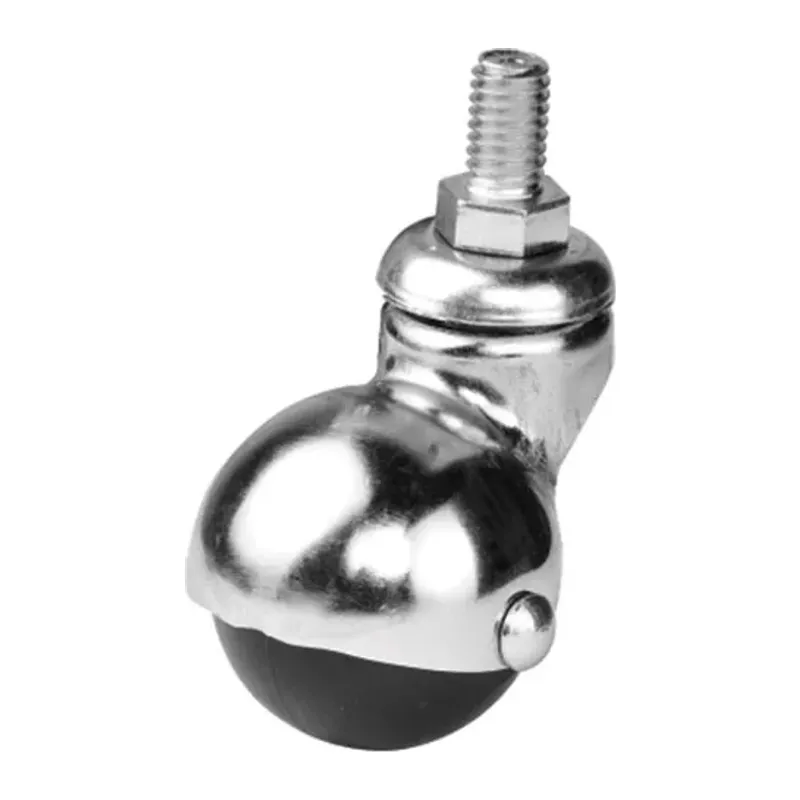205 - 40 Mm Küre Krom Vidalı Teker 4 Adet