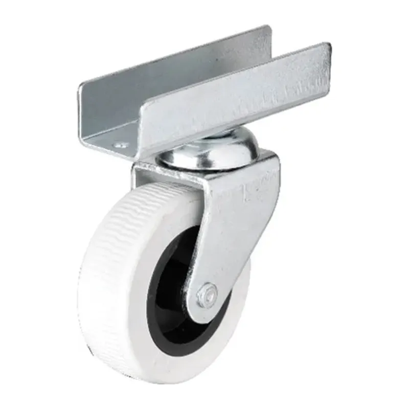 323 - 50x20 Mm Gri Uzun U Tablalı Teker 4 Adet