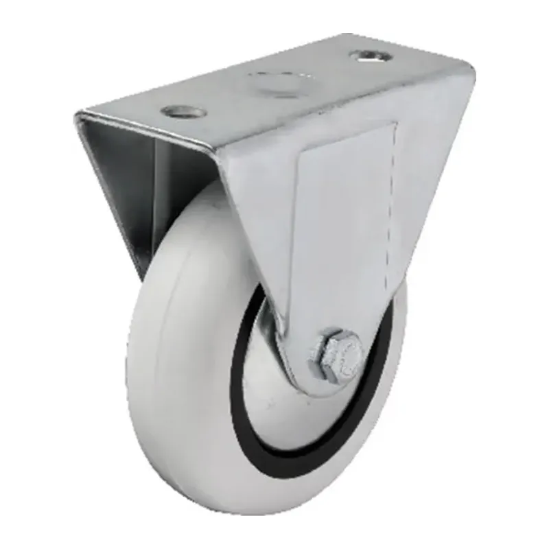 355 - 75x25 Mm Pvc Makaralı Sabit Teker 4 Adet