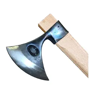 Karacasu Saplı Ay Balta 90 Cm - Dövme Çelikten