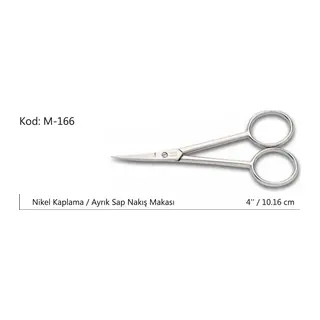 Europe Ayrık Saplı Nakış Makası Süper Kalite No:4 10,16 Cm