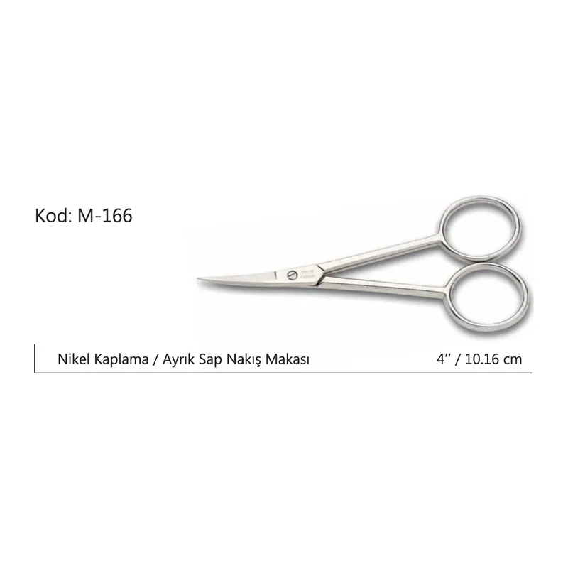 Europe Ayrık Saplı Nakış Makası Süper Kalite No:4 10,16 Cm