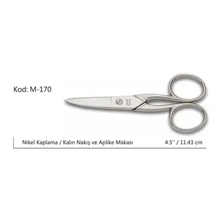 Europe Kalın Nakış Makası Süper Kalite No:4.5 11,43 Cm