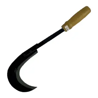 Sürmene Kırmızı Plastik Saplı Orak 43 Cm - Buğday Hasadı