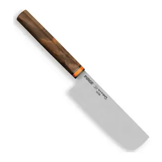 12106 Titan East Dilimleme Nakiri Şef Bıçağı 16 Cm - Ceviz Sap