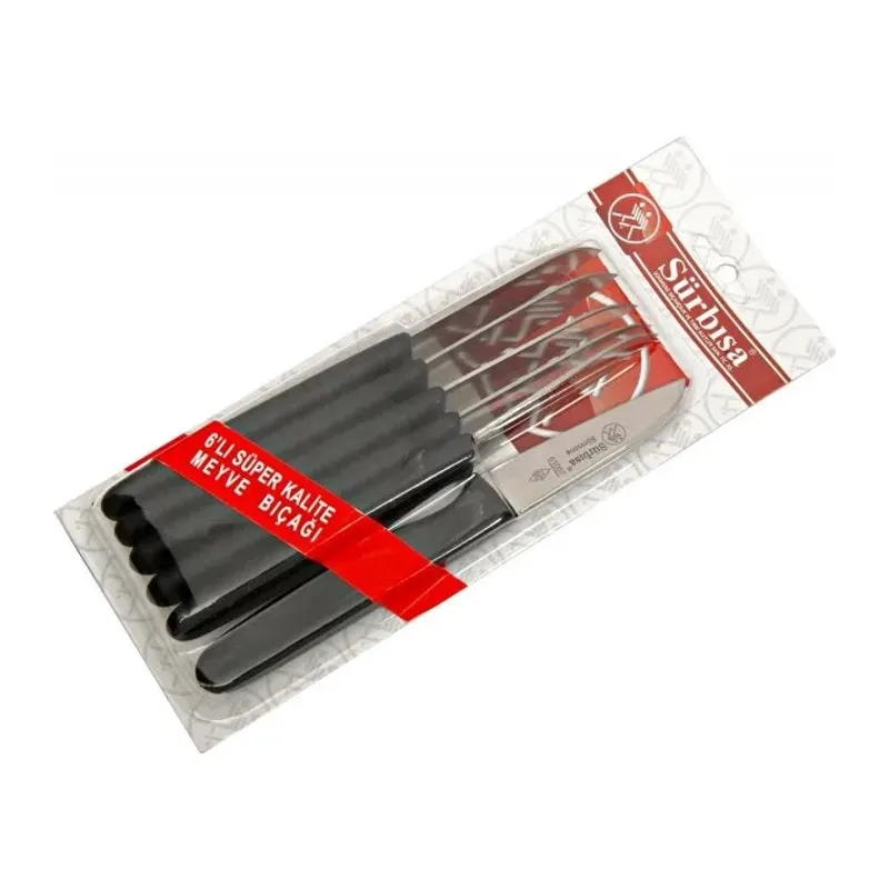 61007 - Sürmene Meyve Bıçağı 7,5 Cm 6 Lı
