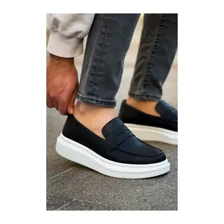 Robert - RS615 Siyah Erkek Loafer Ayakkabı SIYAH