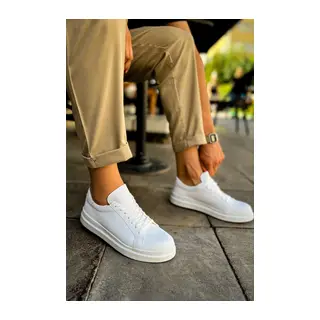 MN979 - Santoni CRT Spor Erkek Ayakkabı BEYAZ