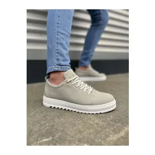 JY152 Cool Bağcıklı Süet Erkek Günlük Spor Klasik Ayakkabı SBT - Gri