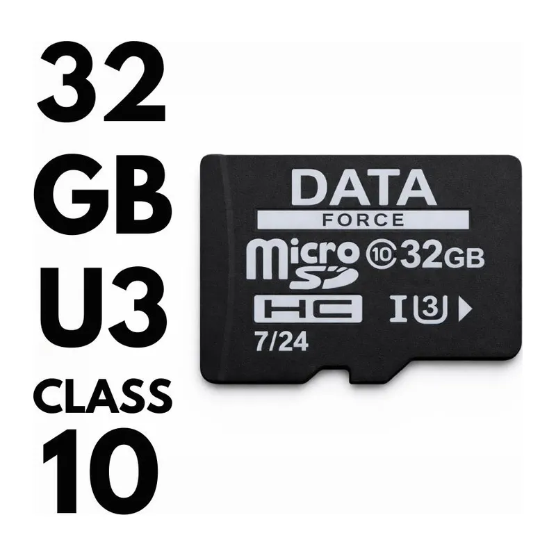 DATAFORCE 32GB U3/CL10 7/24 SURVEILLANCE 100/50MBS HAFIZA KARTI