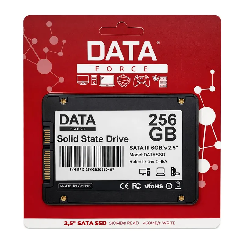 DATAFORCE 256GB SATA3 SSD HARDDİSK