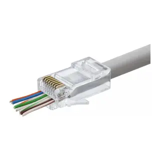 HADRON HDX5030 CAT6 EZ RJ45 KONNEKTÖR 100LÜ PK