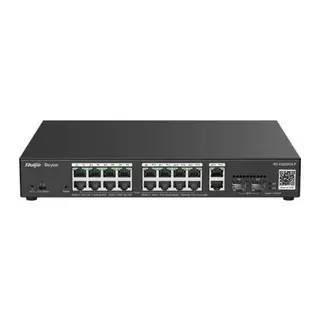 RUIJIE REYEE RG-ES220GS-P 16 PORT GIGABIT+2XGB RJ45/SFP UPLINK CLOUD L2 YÖNETİLEBİLİR 250W POE RACKMOUNT SWITCH