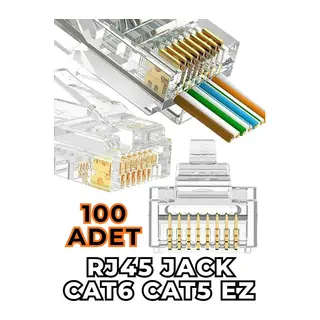 DATAFORCE YENİ NESİL RJ45 JACK (100LÜ PAKET)