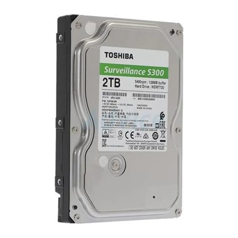 GV HD TOSHIBA S300 2TB 5400RPM 128MB SATA3 HDWT720UZSVA 7/24 HDD (DİSTRİBÜTÖR)