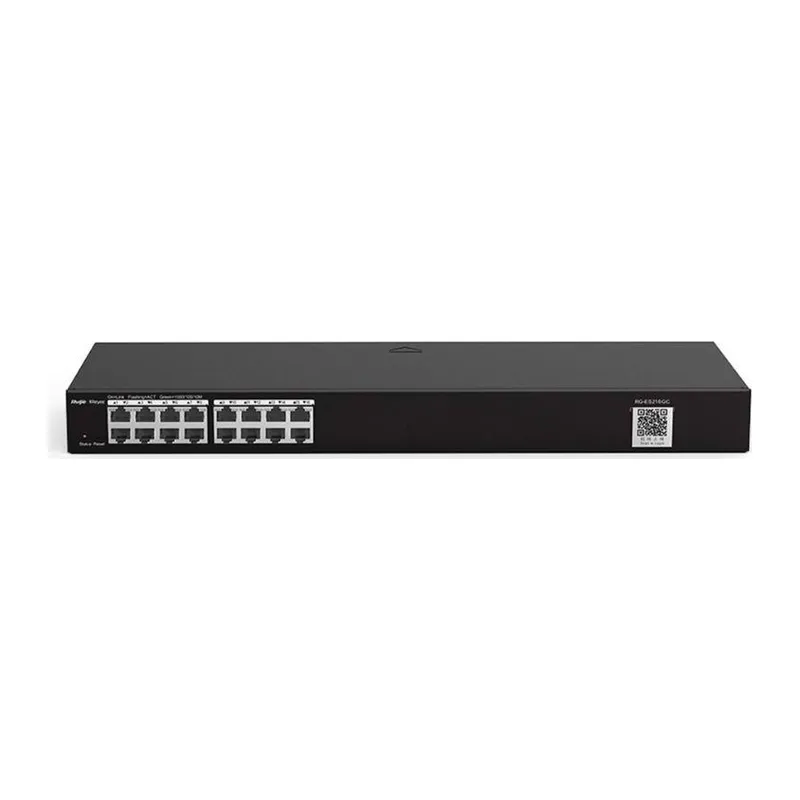 RUIJIE RG-ES216GC 16 PORT 10/100/1000 RUIJIE CLOUD YONETILEBILIR RACK MOUNT SWITCH METAL KASA
