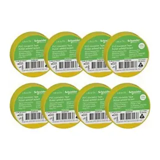 SCHNEIDER ELECTRİC 8Lİ PVC İZOLE ELEKTRİK BANDI (SARI)