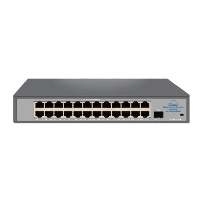 NOVACOM NVC-HIS2124G1S 24 PORT 1 SFP FULL GIGA CLOUD ETHERNET SWITCH