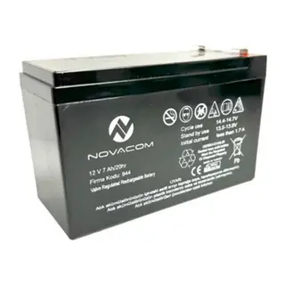 NOVACOM 12V 7A KURU TİP AKÜ