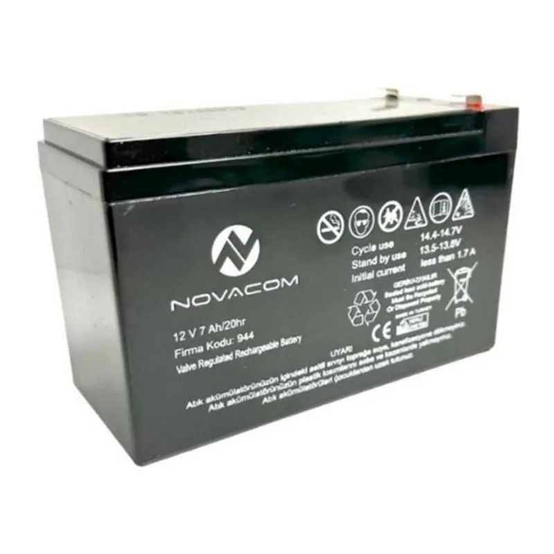 NOVACOM 12V 7A KURU TİP AKÜ