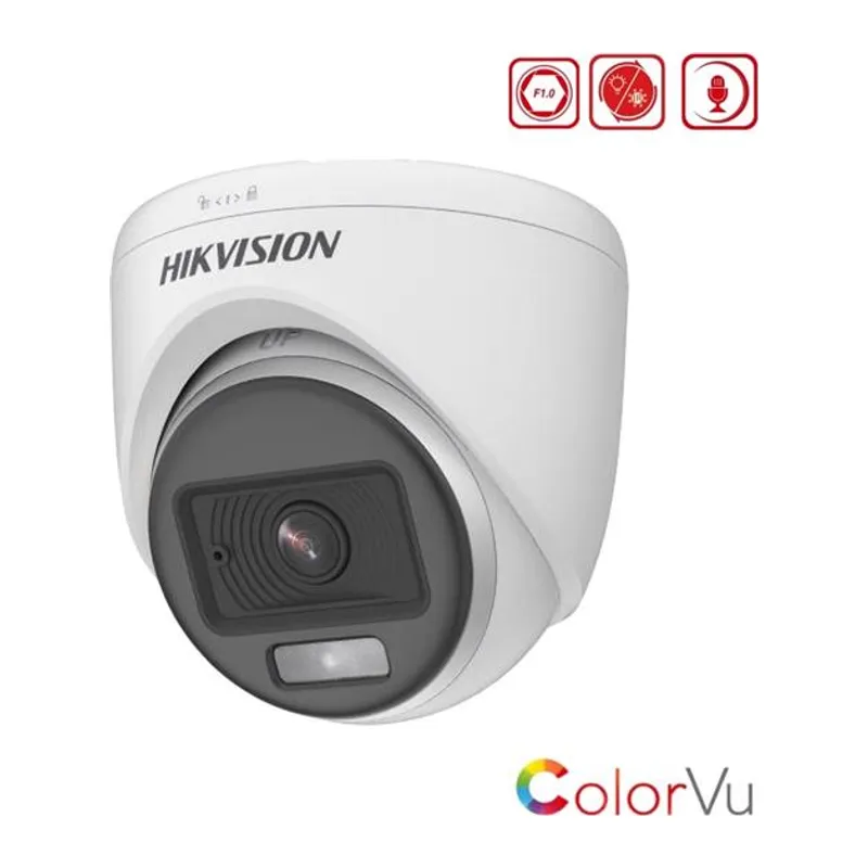 HİKVİSİON DS-2CE70DF0T-LPFS TVI 2 MP 2.8 MM SABİT LENSLİ COLORVU IR TURRET KAMERA
