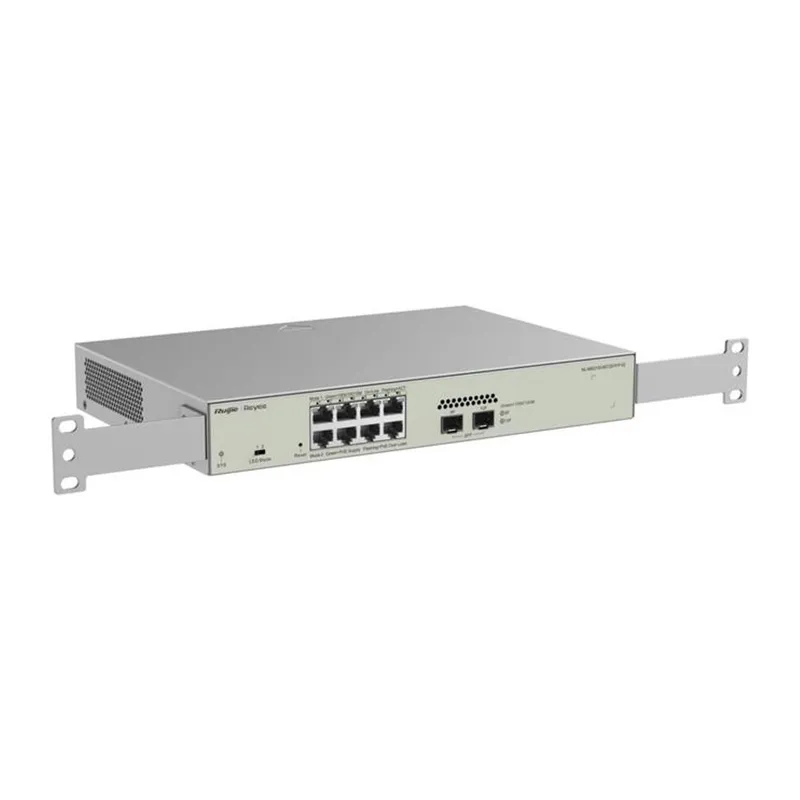 REYEE RG-NBS3100-8GT2SFP-P-V2 8 PORT 10/100/1000 GİGABİT, L2 YÖNETİLEBİLİR SWİTCH, 2 SFP, 8 PORT POE+ (125W)