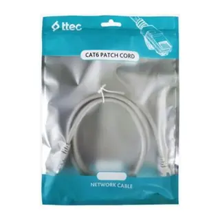 TTEC CAT6 PATCH KABLO 20CM GRİ (TSS)