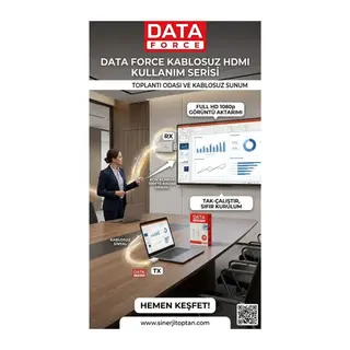 DATAFORCE KABLOSUZ GÖRÜNTÜ AKTARICI 50M MESAFE