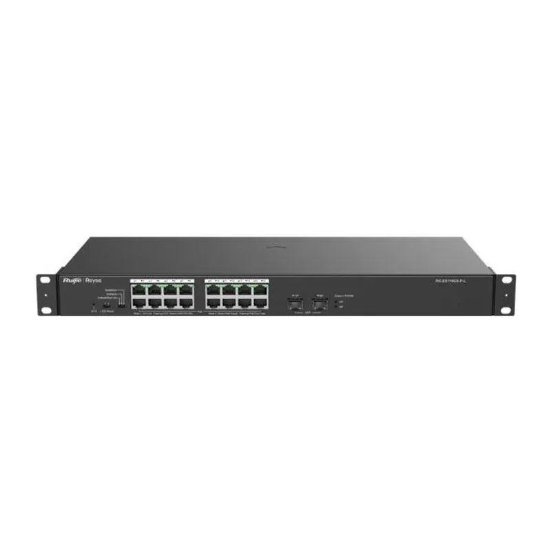 REYEE RG-ES118GS-P-L 18 PORT 10/100/1000 GIGABIT, TAK ÇALIŞTIR SWITCH, 2 X SFP, 16 PORT POE+ (247W)