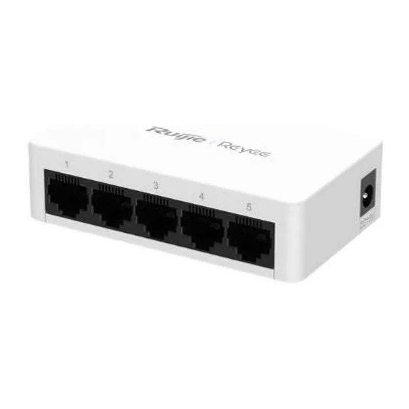 REYEE RG-ES05F 5 PORTLU, 10/100 FAST ETHERNET, TAK ÇALIŞTIR SWITCH, PLASTİK KASA
