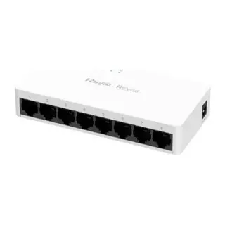 REYEE RG-ES08F 8 PORT 10/100 FAST ETHERNET, TAK ÇALIŞTIR SWITCH, PLASTİK KASA