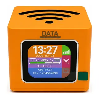 DATAFORCE Q51 4G LTE WİFİ6 3000 MAH TAŞINABİLİR KÜP ROUTER