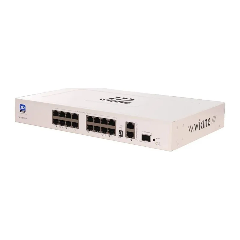 WİKİNG WK-PS219GF 16FE POE + 2GE UPLINK + 1GE SFP PORT 190W 16 PORT MEGABİT POE SWİTCH