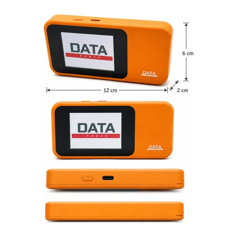 DATAFORCE 4G MODEM-WİFİ 6 M12 PRO ROUTER TAŞINABİLİR