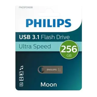 PHİLİPS USB 3.1 256GB MOON UZAY GRİSİ