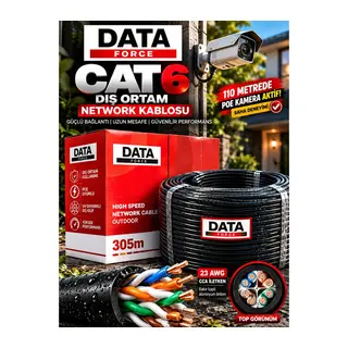 DATAFORCE CAT6 23 AWG 0,57MM 305M OUTDOOR