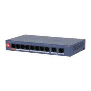 DAHUA DH-CS4010-8ET2GT-60-10 PORT 10/100 8 PORT POE 60W YÖNETİLEBİLİR DESKTOP SWİTCH