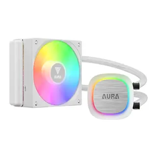 GAMDIAS AURA GL120 V2 WH, White Edition, 120mm, RGB, 1 Fanlı, CPU Sıvı Soğutma