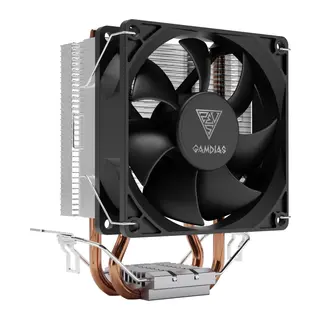 GAMDIAS BOREAS E1-210 MONO, 92mm, CPU Kule Tipi Hava Soğutma, Doğrudan Temas Teknolojisine Sahip 2 adet Gelişmiş Bakır Isı Borusu (AMD AM5 ve INTEL Tüm işlemciler ile uyumlu)