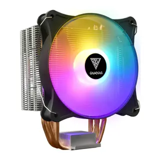 GAMDIAS BOREAS E1-410 Lite, ARGB, 120mm, CPU Kule Tipi Hava Soğutma, Doğrudan Temas Teknolojisine Sahip 4 adet Gelişmiş Bakır Isı Borusu (AMD AM4 ve INTEL Tüm işlemciler ile uyumlu)
