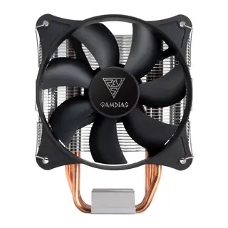 GAMDIAS BOREAS E1-410 MONO, 120mm, CPU Kule Tipi Hava Soğutma, Doğrudan Temas Teknolojisine Sahip 4 adet Gelişmiş Bakır Isı Borusu (AMD AM4 ve INTEL Tüm işlemciler ile uyumlu)