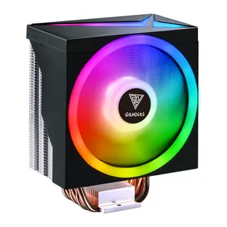 GAMDIAS BOREAS M1-610, LED Lights, 120mm, CPU Kule Tipi Hava Soğutma, Doğrudan Temas Teknolojisine Sahip 6 adet Gelişmiş Bakır Isı Borusu (AMD AM4-AM5 ve INTEL Tüm işlemciler ile uyumlu)