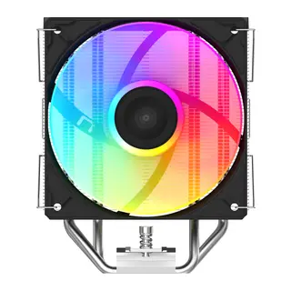 SAMA A40L, Black, 1x120mm ARGB Fan, Kule Tipi Hava Soğutma, 4 adet Gelişmiş Kompozit Isı Borusu, CPU Fan (AMD ve INTEL Tüm işlemciler ile uyumlu)