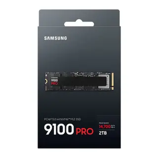 SAMSUNG MZ-VAP2T0BW, 9100 PRO, 2TB, 14700/13400, Gen5, NVMe PCIe M.2 2280, SSD (Türkiye Distribütörü Garantili)