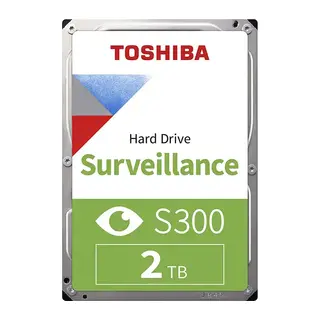 TOSHIBA S300, HDWT720UZSVA, 3.5", 2TB, 128Mb 5400 Rpm, 7/24 Güvenlik HDD (Türkiye Distribütörü Garantili)
